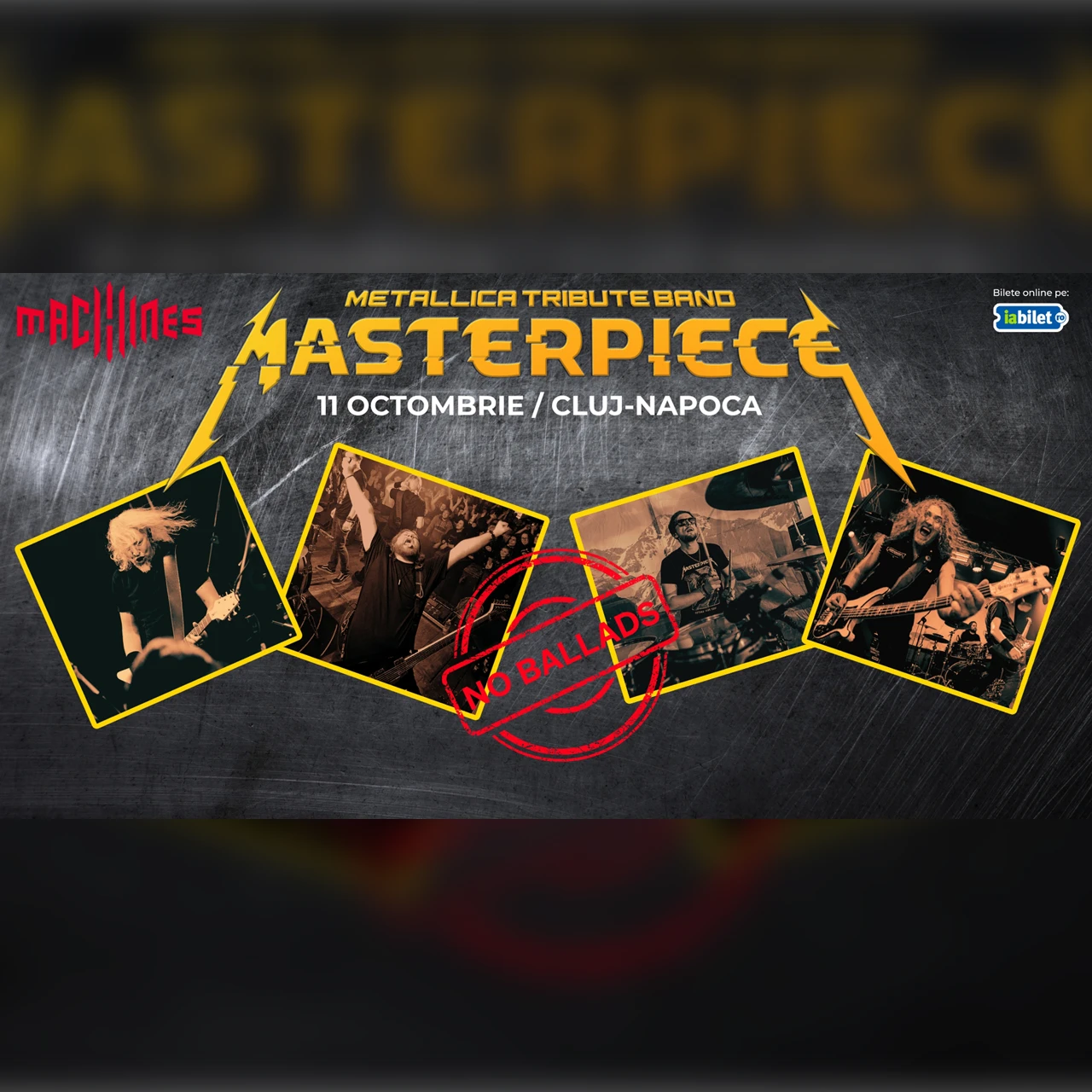 Masterpiece - Metallica Tribute Band - No Ballads! 